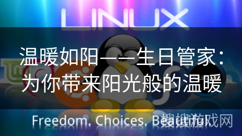 温暖如阳——生日管家:为你带来阳光般的温暖 温暖如阳——生日管家:为你带来阳光般的温暖