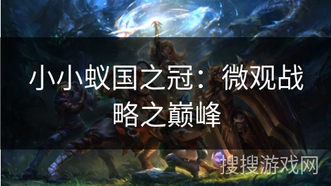 小小蚁国之冠:微观战略之巅峰 小小蚁国之冠:微观战略之巅峰