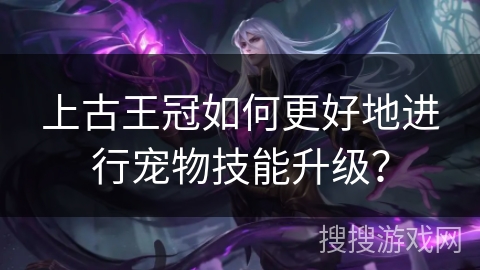 上古王冠如何更好地进行宠物技能升级? 上古王冠如何更好地进行宠物技能升级?