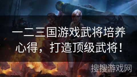 一二三国游戏武将培养心得，打造顶级武将！