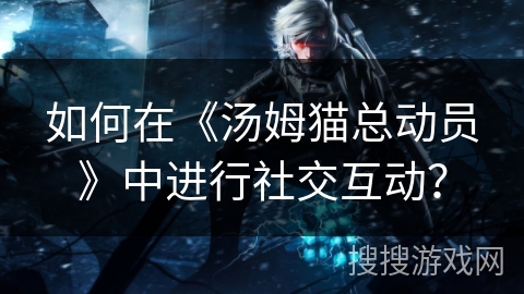 如何在《汤姆猫总动员》中进行社交互动? 如何在《汤姆猫总动员》中进行社交互动?