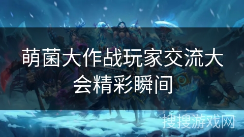 萌菌大作战玩家交流大会精彩瞬间 萌菌大作战玩家交流大会精彩瞬间