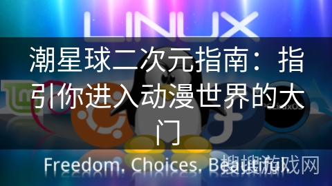 潮星球二次元指南：指引你进入动漫世界的大门