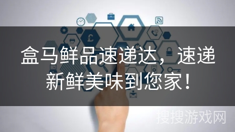 盒马鲜品速递达，速递新鲜美味到您家！