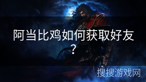 阿当比鸡如何获取好友？
