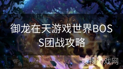 御龙在天游戏世界BOSS团战攻略