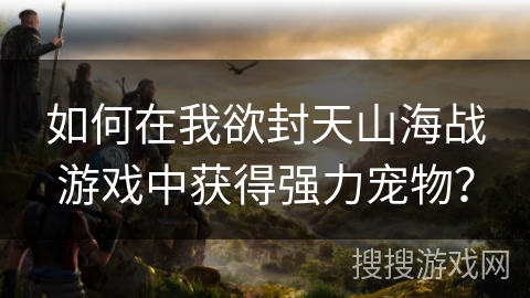如何在我欲封天山海战游戏中获得强力宠物？