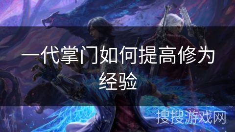 一代掌门如何提高修为经验