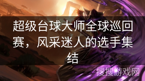 超级台球大师全球巡回赛,风采迷人的选手集结 超级台球大师全球巡回赛,风采迷人的选手集结