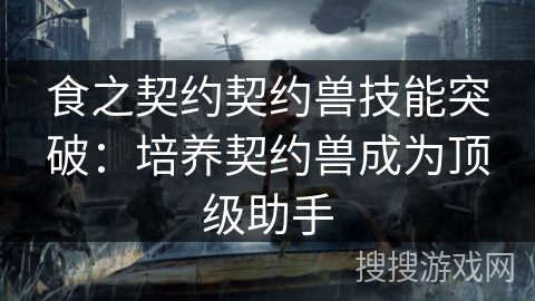 食之契约契约兽技能突破：培养契约兽成为顶级助手