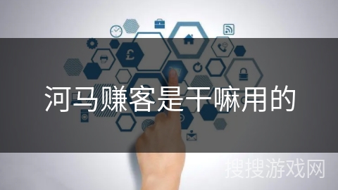 河马赚客是干嘛用的 河马赚客是干嘛用的