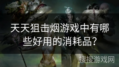 天天狙击烟游戏中有哪些好用的消耗品？