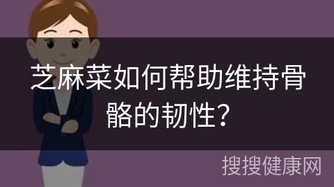 芝麻菜如何帮助维持骨骼的韧性？