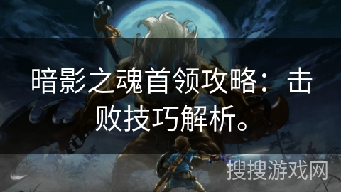 暗影之魂首领攻略:击败技巧解析。 暗影之魂首领攻略:击败技巧解析。