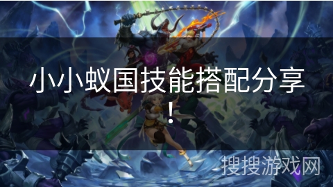 小小蚁国技能搭配分享！