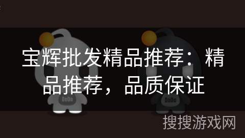 宝辉批发精品推荐：精品推荐，品质保证