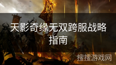 天影奇缘无双跨服战略指南