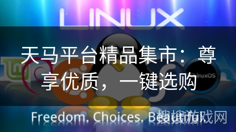 天马平台精品集市：尊享优质，一键选购