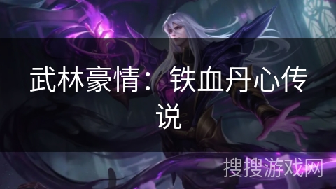 武林豪情:铁血丹心传说 武林豪情:铁血丹心传说