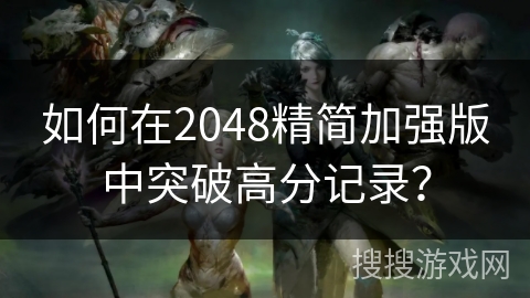 如何在2048精简加强版中突破高分记录? 如何在2048精简加强版中突破高分记录?