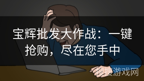 宝辉批发大作战：一键抢购，尽在您手中