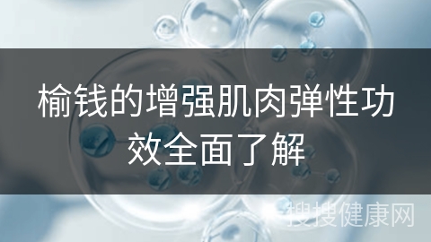 榆钱的增强肌肉弹性功效全面了解