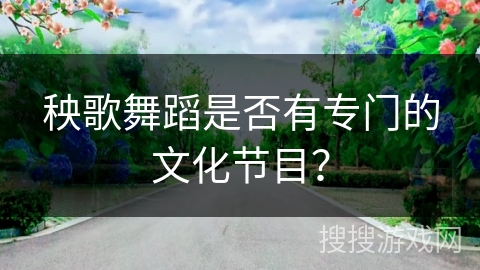 秧歌舞蹈是否有专门的文化节目？