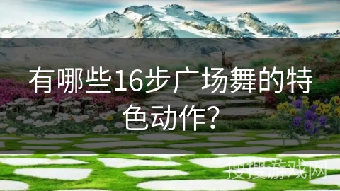 有哪些16步广场舞的特色动作？
