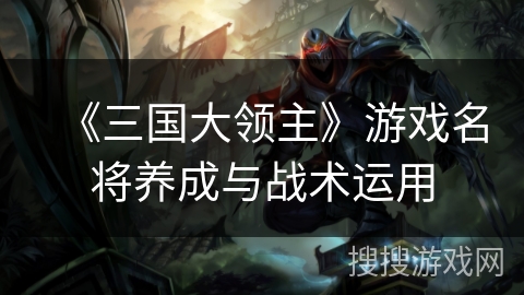 《三国大领主》游戏名将养成与战术运用