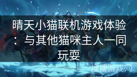 晴天小猫联机游戏体验:与其他猫咪主人一同玩耍 晴天小猫联机游戏体验:与其他猫咪主人一同玩耍