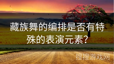 藏族舞的编排是否有特殊的表演元素？