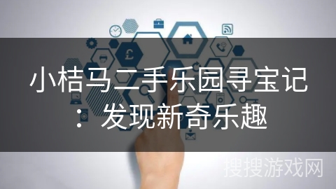 小桔马二手乐园寻宝记：发现新奇乐趣