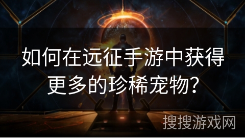如何在远征手游中获得更多的珍稀宠物？