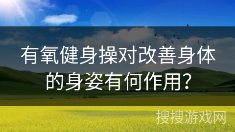 有氧健身操对改善身体的身姿有何作用？