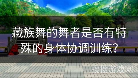 藏族舞的舞者是否有特殊的身体协调训练？