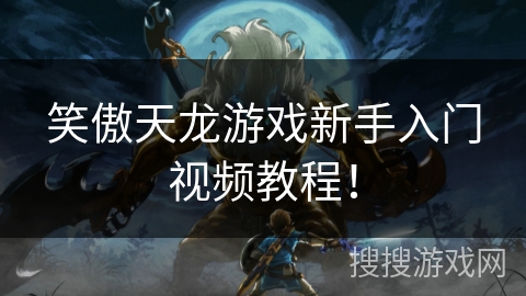 笑傲天龙游戏新手入门视频教程！