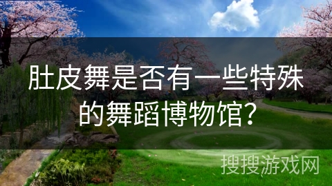 肚皮舞是否有一些特殊的舞蹈博物馆？