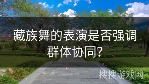 藏族舞的表演是否强调群体协同？