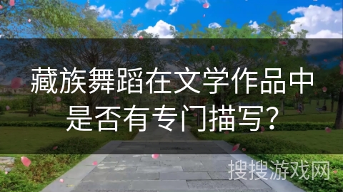 藏族舞蹈在文学作品中是否有专门描写？