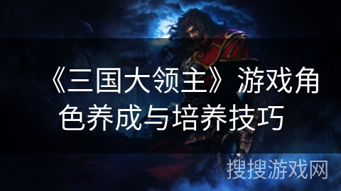 《三国大领主》游戏角色养成与培养技巧