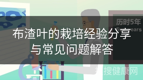 布渣叶的栽培经验分享与常见问题解答