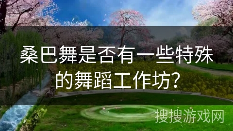 桑巴舞是否有一些特殊的舞蹈工作坊？