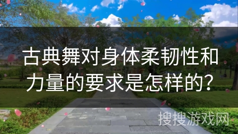 古典舞对身体柔韧性和力量的要求是怎样的？