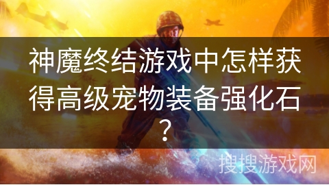 神魔终结游戏中怎样获得高级宠物装备强化石？