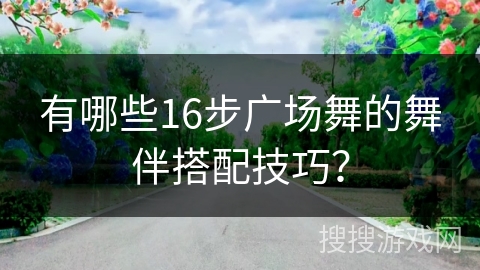 有哪些16步广场舞的舞伴搭配技巧？