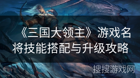 《三国大领主》游戏名将技能搭配与升级攻略