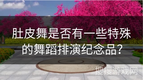 肚皮舞是否有一些特殊的舞蹈排演纪念品？