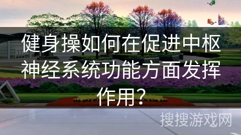 健身操如何在促进中枢神经系统功能方面发挥作用？