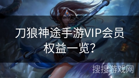 刀狼神途手游VIP会员权益一览？