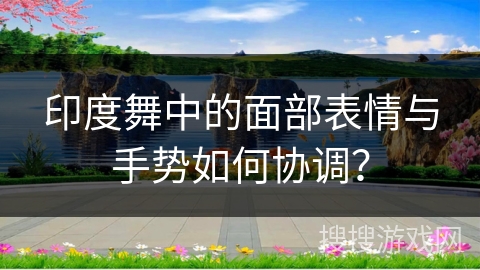 印度舞中的面部表情与手势如何协调？